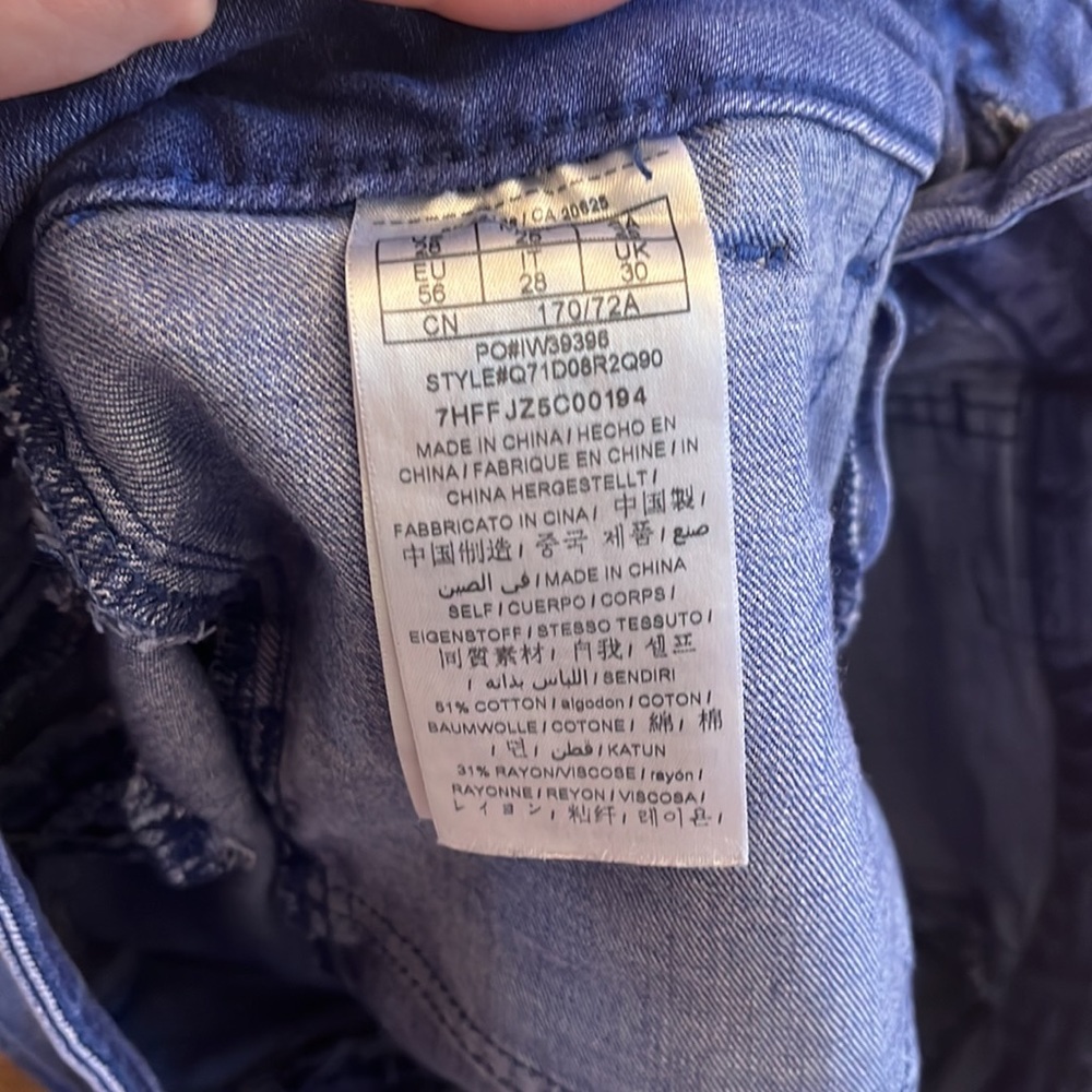 Guess Jean Button Up Shorts - image 8